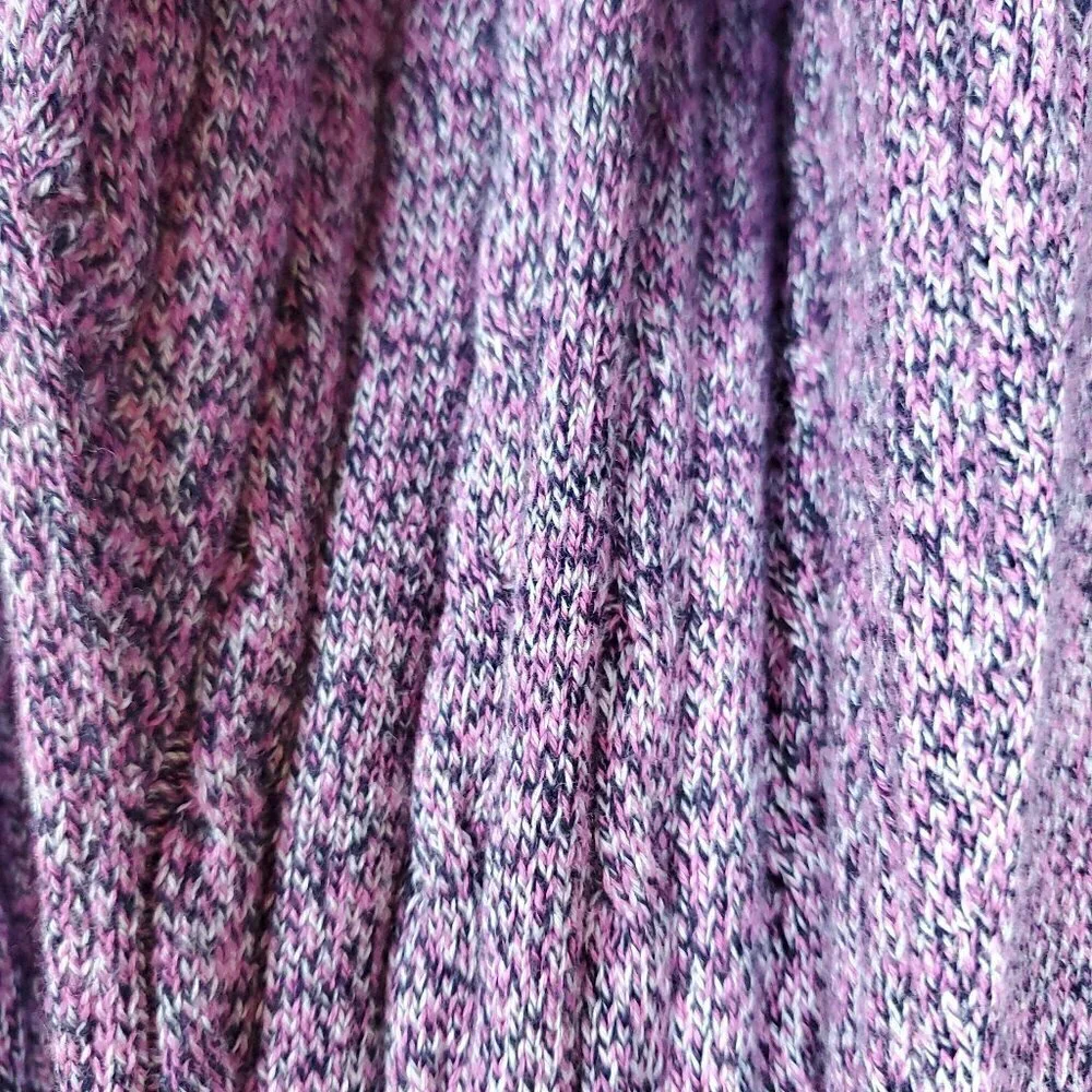 🏆383 Kim Rogers New Long Sleeve Purple Cardigan Sweater